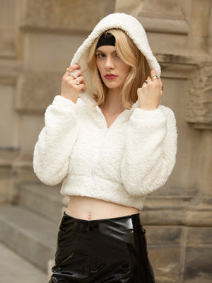 毛毛装上衣短装