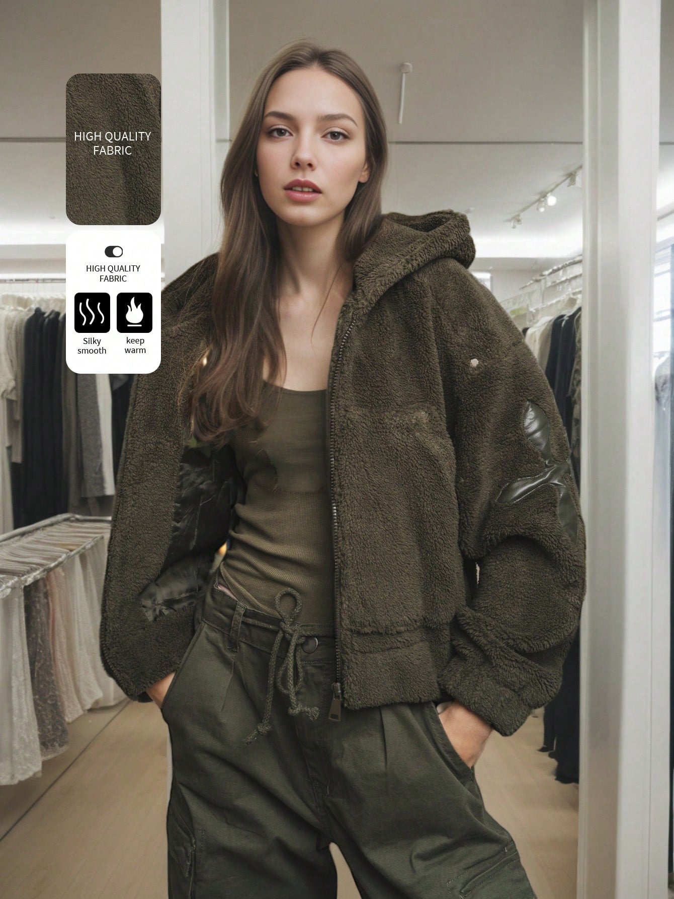 GSP7028羊羔绒外套