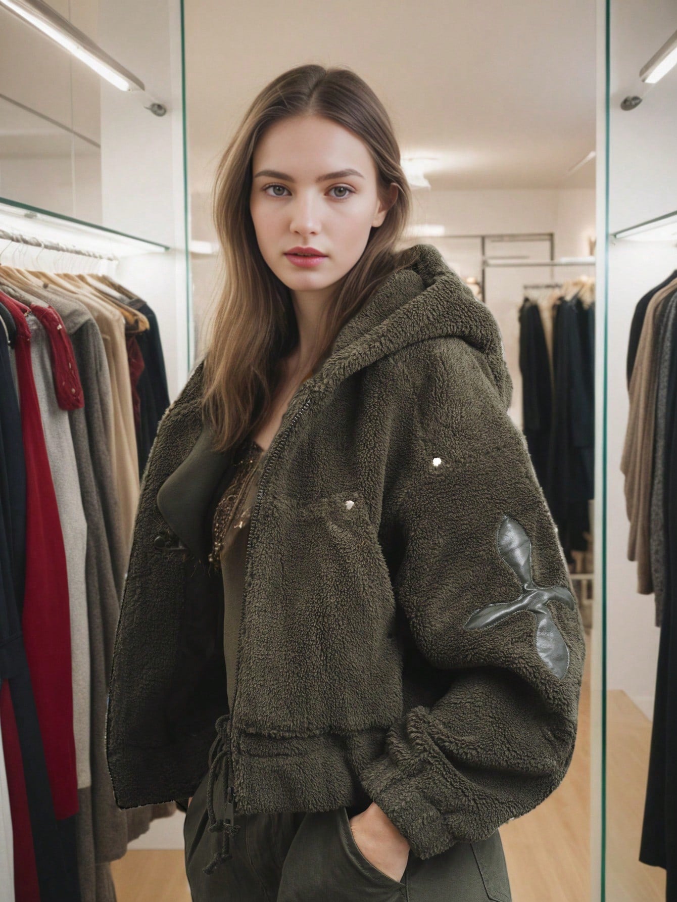 GSP7028羊羔绒外套