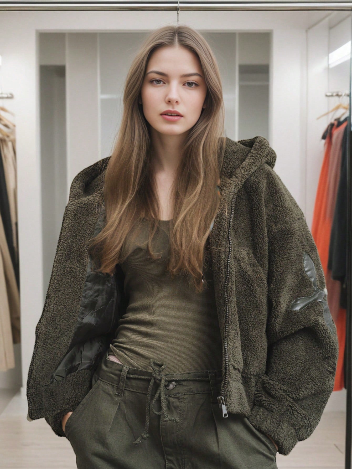 GSP7028羊羔绒外套