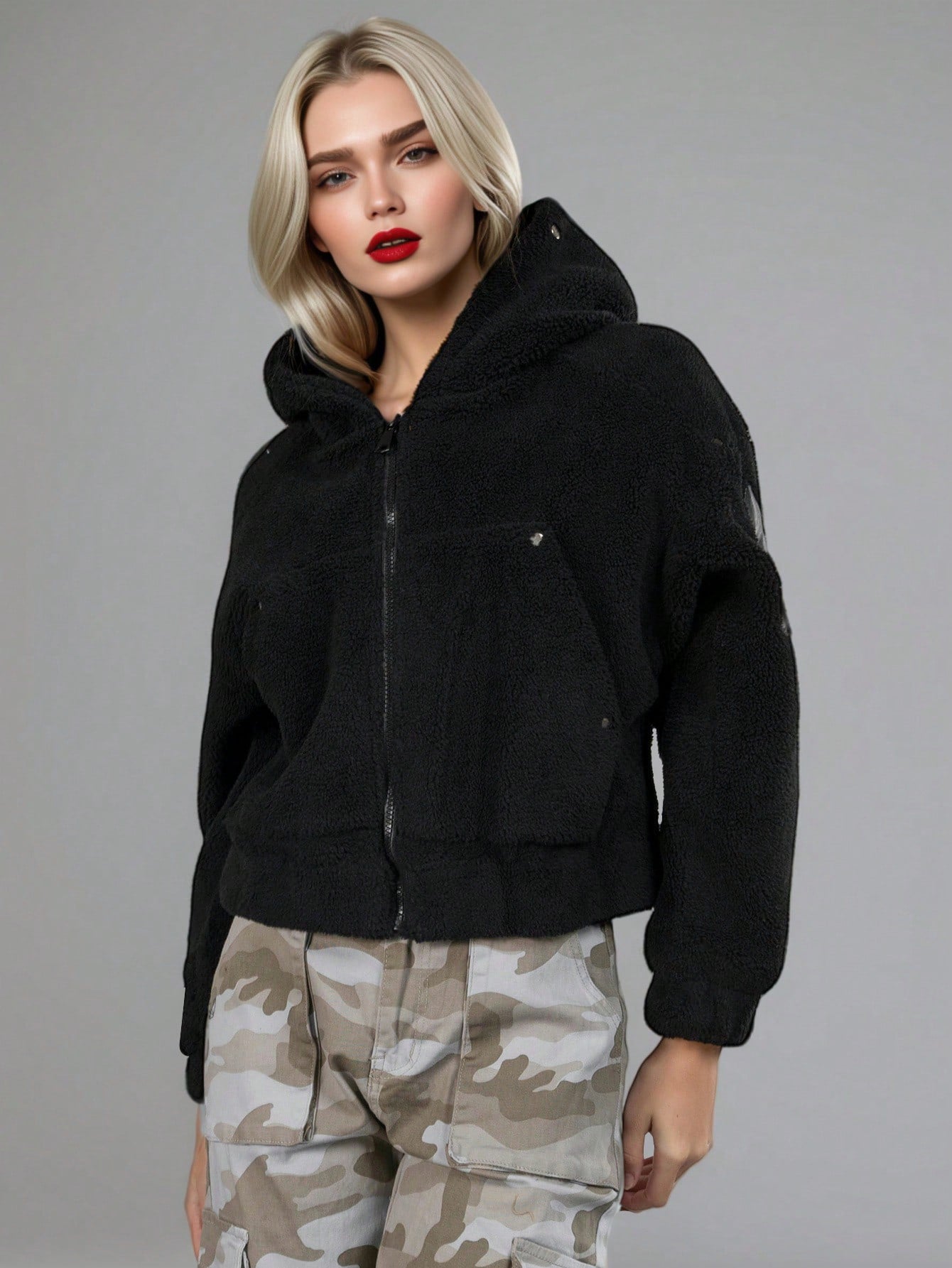 GSP7028羊羔绒外套