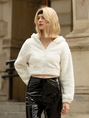 毛毛装上衣短装