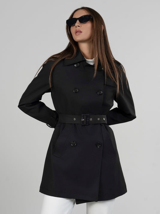 DF7903-1黑色风衣