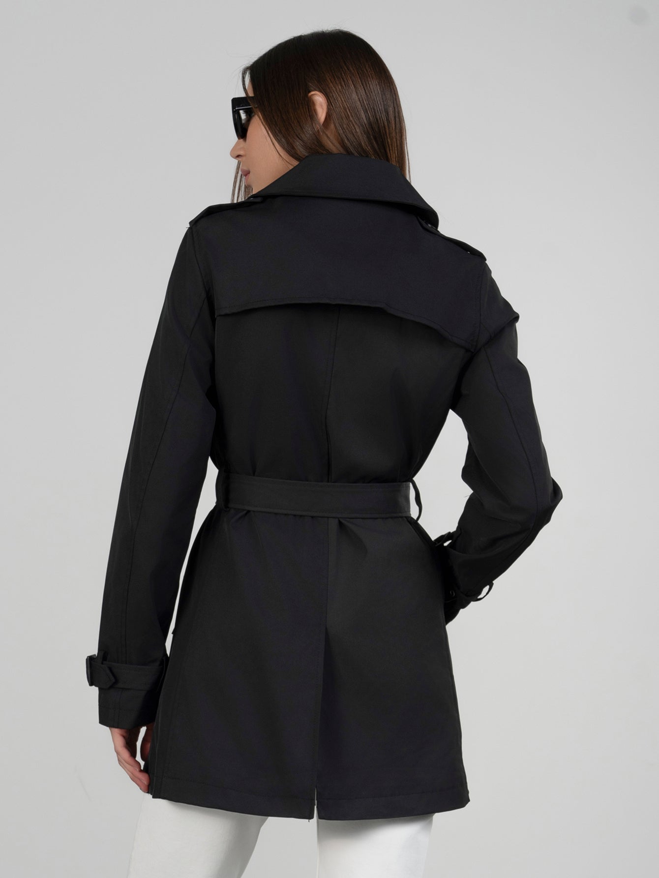 DF7903-1黑色风衣