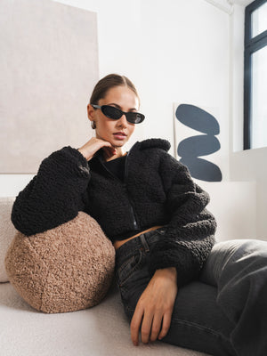 毛毛装上衣短装